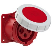 PCE-32A-4Pin-Panel Mount Socket Straight-3242